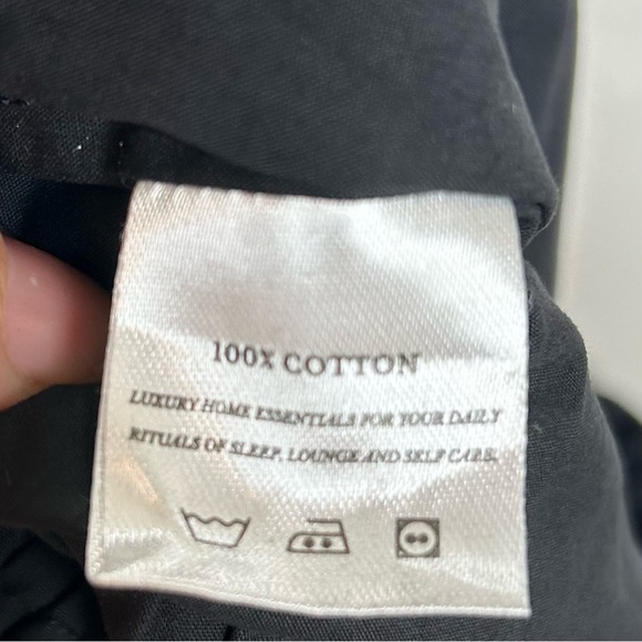 Maison Essentiele black boxer shorts cotton poplin size xs - Picture 3 of 6